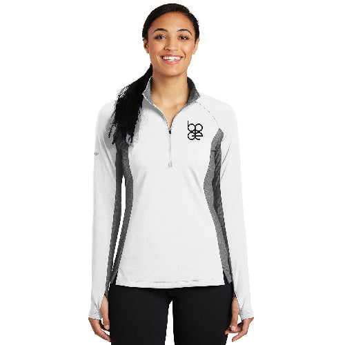 Sport-Tek® Ladies Sport-Wick® Stretch Contrast 1/2-Zip Pullover – Bode  Central