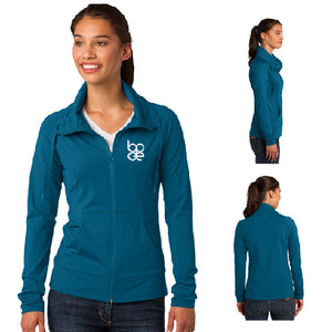 Sport Tek Women's Sport-Wick Stretchable Full-Zip Jacket
